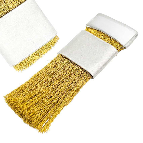 Artman Instruments Batch Bur Cleaning Brass Wire Brush Flat Bur File Holder Cleaning Brush Nail Drill Bit Cleaning Tool