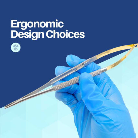 Artman Instruments Castroviejo 7 inches Micro Needle/Suture Holder Driver with Tungsten Carbide Inserts Straight Tip