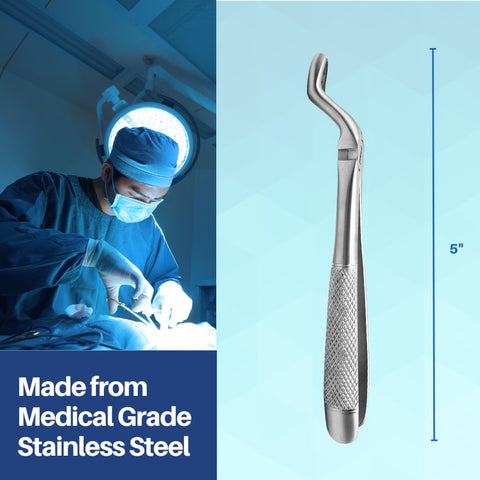 Dental Extraction Forceps (Upper Bayonet for Molar Roots) #67 by Artman Instruments