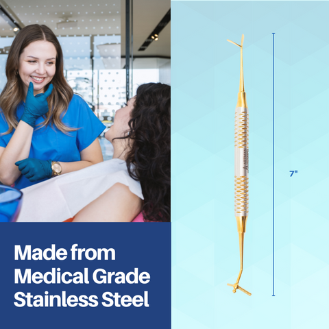 5-in-1 Multi-Function Dental Composite Filling Instrument - Dual Condensers, Interproximal Carvers & Acorn Carver by Artman Instruments